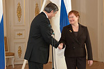  Sloveniens presidents statsbesök 8.-10.3.2010. Copyright © Republikens presidents kansli 
